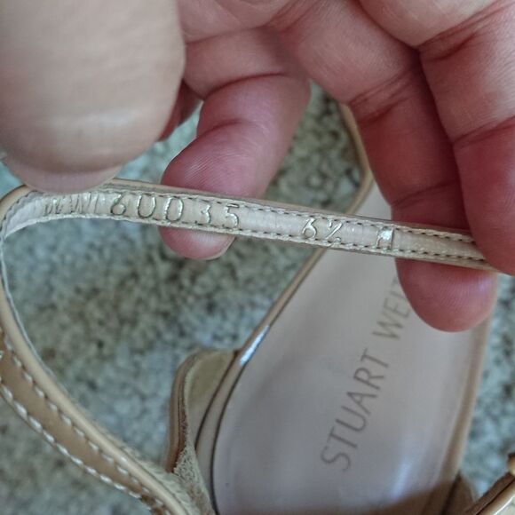 Stuart Weitzman Nudistsong Minimalist Leather Sandals size 36.5 - Picture 9 of 16